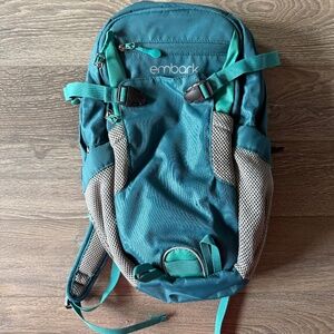 Embark Hiking Backpack - Teal - Lightly Used, Does Not Include Bladder